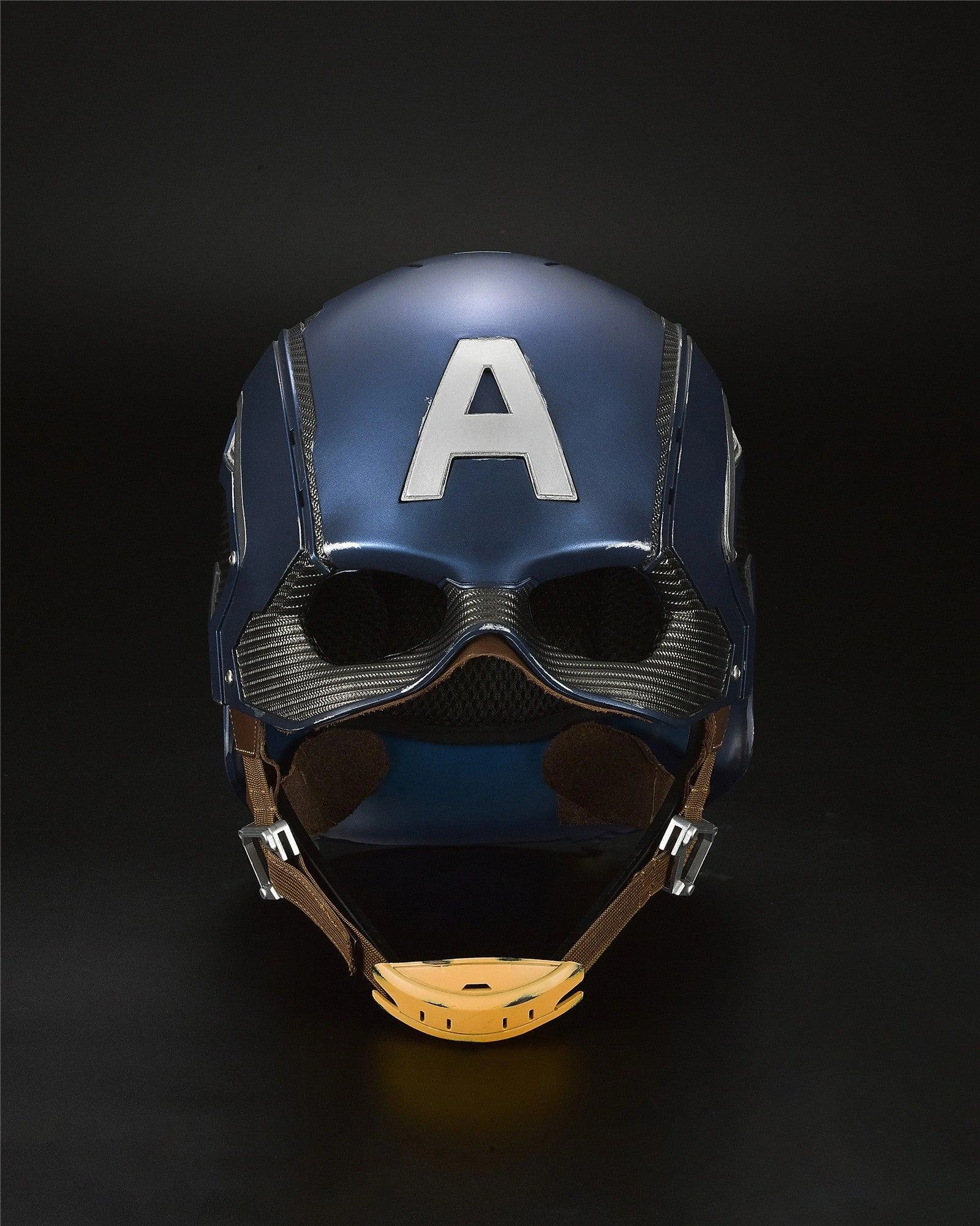 Avengers-Ready Captain America Head Mask – Amplify Your Heroic Look!